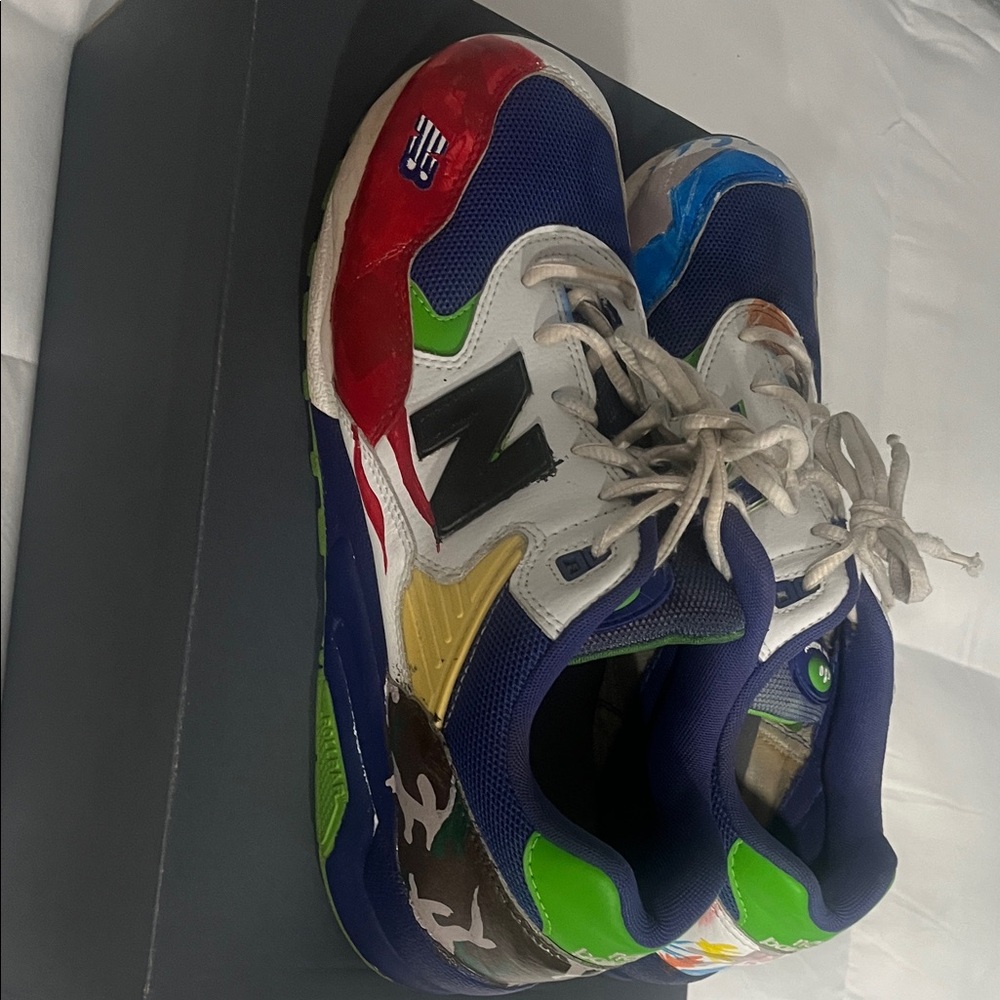 New Balance Personal ID Sneakers - Red, Blue, Green